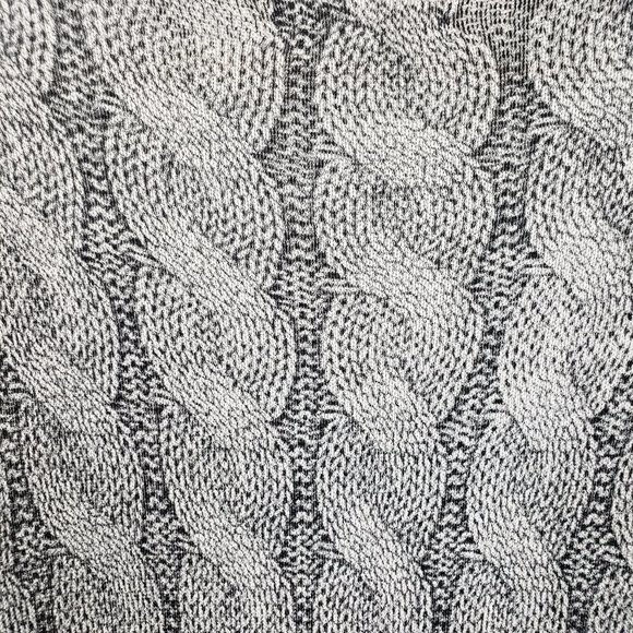 Michael Kors Gray Knit Sweater Dress Chain Print size XS with stretch - Picture 8 of 9